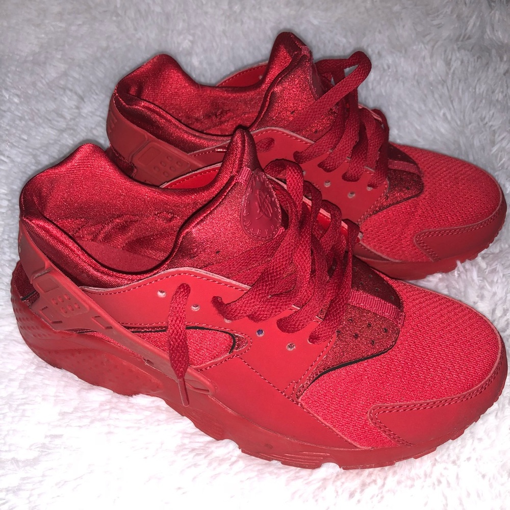 Nike red huaraches